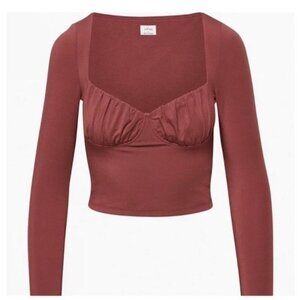 Aritzia Wilfred Kristen Crop Top Size XS